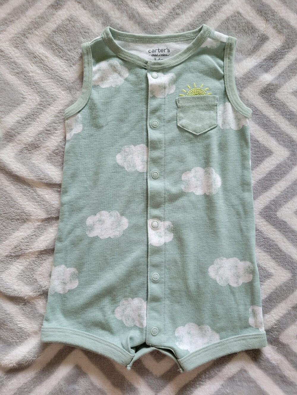 Baby Boys size 3-6 months Sleeveless Romper